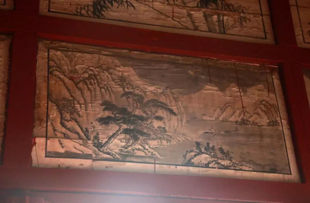 重磅：石岛天后宫七组清末建筑彩画首次被发现并对外公布