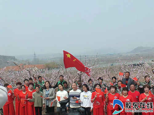 千亩桃花相映红 莱阳市西林村举办桃花文化艺术节