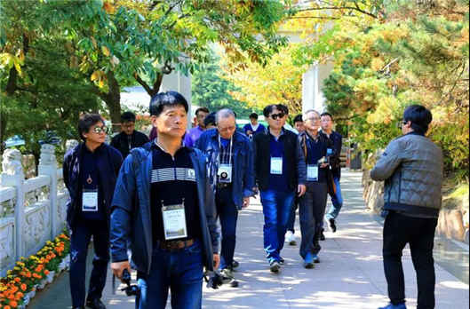 韩国旅游媒体考察团走进赤山 追忆张保皋