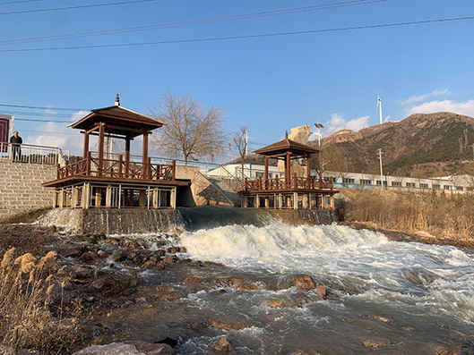 胶东调水工程调引客水顺利进入烟台市门楼水库