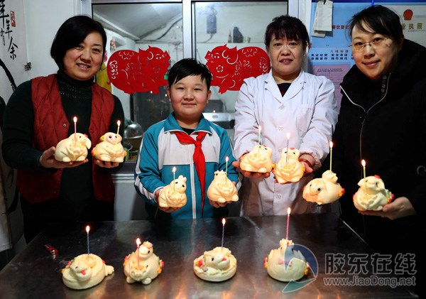 蓬莱市：制作十二生肖面灯迎元宵