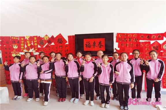 弘扬传统文化 烟台福山区东华小学“最美打卡地”开馆